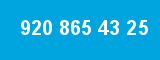 920 865 43 25